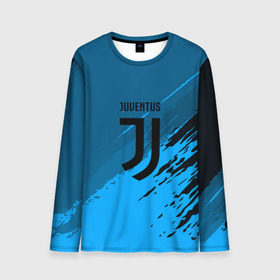 Мужской лонгслив 3D с принтом FC Juventus abstract style в Рязани, 100% полиэстер | длинные рукава, круглый вырез горловины, полуприлегающий силуэт | football | soccer | ювентус