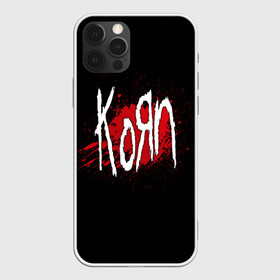 Чехол для iPhone 12 Pro Max с принтом Korn в Рязани, Силикон |  | band | blood | korn | metal | music | rock | атрибутика | группа | кровь | метал | музыка | рок