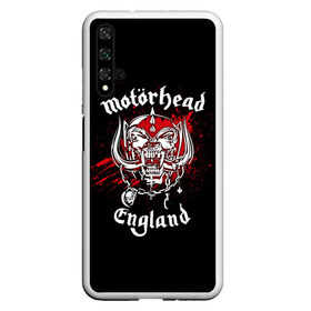 Чехол для Honor 20 с принтом Motorhead в Рязани, Силикон | Область печати: задняя сторона чехла, без боковых панелей | band | blood | metal | motorhead | music | rock | атрибутика | группа | кровь | метал | музыка | рок