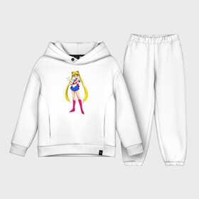 Детский костюм хлопок Oversize с принтом Сейлормун в Рязани,  |  | sailor moon | sailormoon | сейлор мун