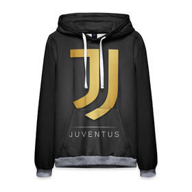 Мужская толстовка 3D с принтом Juventus Gold Edition в Рязани, 100% полиэстер | двухслойный капюшон со шнурком для регулировки, мягкие манжеты на рукавах и по низу толстовки, спереди карман-кенгуру с мягким внутренним слоем. | Тематика изображения на принте: champions | italy | jeep | juventus | league | италия | лига | чемпионов | ювентус