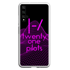 Чехол для Honor 20 с принтом twenty one pilots neon music в Рязани, Силикон | Область печати: задняя сторона чехла, без боковых панелей | Тематика изображения на принте: группа | инди поп | синти поп