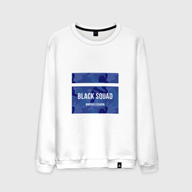 Мужской свитшот хлопок с принтом Black Squad в Рязани, 100% хлопок |  | black | black squad | fashion | блек | мода | сквад | черный