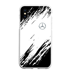 Чехол для iPhone XS Max матовый с принтом MERCEDES BENZ SPORT в Рязани, Силикон | Область печати: задняя сторона чехла, без боковых панелей | mercedes | марка | машины | мерседес