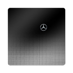 Магнит виниловый Квадрат с принтом MERCEDES BENZ SPORT в Рязани, полимерный материал с магнитным слоем | размер 9*9 см, закругленные углы | mercedes | марка | машины | мерседес