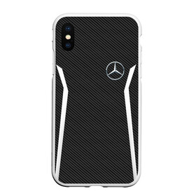 Чехол для iPhone XS Max матовый с принтом MERCEDES BENZ SPORT в Рязани, Силикон | Область печати: задняя сторона чехла, без боковых панелей | mercedes | марка | машины | мерседес