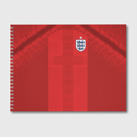 Альбом для рисования с принтом England away WC 2018 в Рязани, 100% бумага
 | матовая бумага, плотность 200 мг. | Тематика изображения на принте: cup | england | fifa | russia | world | англия | мира | россия | чемпионат