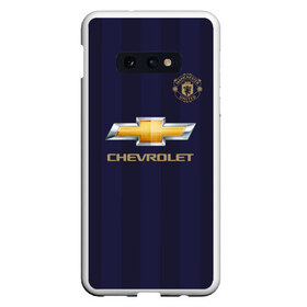 Чехол для Samsung S10E с принтом Man United Форма Away 18 19 в Рязани, Силикон | Область печати: задняя сторона чехла, без боковых панелей | mu | манчестер юнайтед | мю | форма