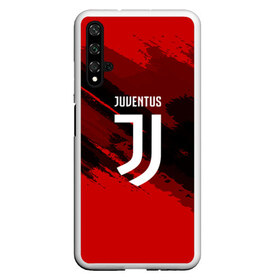 Чехол для Honor 20 с принтом JUVENTUS SPORT RED в Рязани, Силикон | Область печати: задняя сторона чехла, без боковых панелей | football | soccer | ювентус