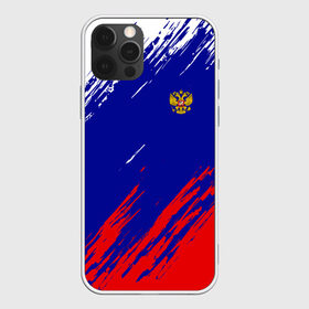 Чехол для iPhone 12 Pro Max с принтом RUSSIA SPORT РОССИЯ СПОРТ в Рязани, Силикон |  | russia | белый | болельщик | герб | двуглавый орел | корона | красный | лошадь | модные | надписи | орел | патриот | россия | синий | спорт | спортивные | триколор | униформа | фанат | цвет