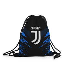 Рюкзак-мешок 3D с принтом JUVENTUS SPORT в Рязани, 100% полиэстер | плотность ткани — 200 г/м2, размер — 35 х 45 см; лямки — толстые шнурки, застежка на шнуровке, без карманов и подкладки | football | soccer | ювентус