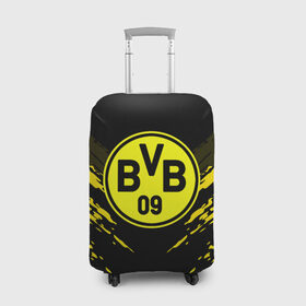 Чехол для чемодана 3D с принтом BORUSSIA SPORT в Рязани, 86% полиэфир, 14% спандекс | двустороннее нанесение принта, прорези для ручек и колес | football | soccer | боруссия