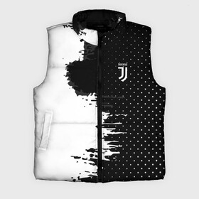 Мужской жилет утепленный 3D с принтом Juventus uniform black 2018 в Рязани,  |  | football | soccer | ювентус