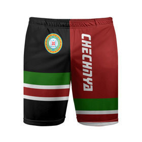 Мужские шорты 3D спортивные с принтом CHECHNYA (Чечня) в Рязани,  |  | chechnya | грозный | кавказ | кавказец | кадыров | республика | северный | флаг | чех | чечен | чеченец | чеченка | чеченская | чечня