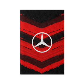 Обложка для паспорта матовая кожа с принтом Mercedes sport abstract 2018 в Рязани, натуральная матовая кожа | размер 19,3 х 13,7 см; прозрачные пластиковые крепления | Тематика изображения на принте: 