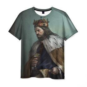 Мужская футболка 3D с принтом Kingdom Come: Deliverance в Рязани, 100% полиэфир | прямой крой, круглый вырез горловины, длина до линии бедер | 