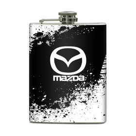 Фляга с принтом Mazda abstract sport в Рязани, металлический корпус | емкость 0,22 л, размер 125 х 94 мм. Виниловая наклейка запечатывается полностью | Тематика изображения на принте: auto | automobile | car | machine | mazda | motor | motor car | sport car | автомашина | бренд | легковой автомобиль | мазда | марка | спортивный автомобиль | тачка