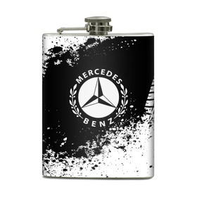 Фляга с принтом Mercedes abstract sport в Рязани, металлический корпус | емкость 0,22 л, размер 125 х 94 мм. Виниловая наклейка запечатывается полностью | Тематика изображения на принте: auto | automobile | car | machine | mercedes | motor | motor car | sport car | автомашина | бренд | легковой автомобиль | марка | спортивный автомобиль | тачка