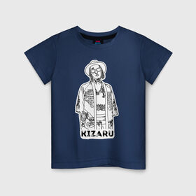 Детская футболка хлопок с принтом Kizaru в Рязани, 100% хлопок | круглый вырез горловины, полуприлегающий силуэт, длина до линии бедер | Тематика изображения на принте: 