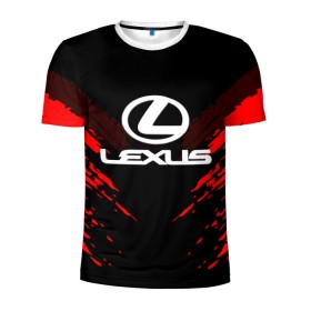 Мужская футболка 3D спортивная с принтом LEXUS SPORT COLLECTION в Рязани, 100% полиэстер с улучшенными характеристиками | приталенный силуэт, круглая горловина, широкие плечи, сужается к линии бедра | auto | automobile | car | lexus | machine | motor | motor car | sport car | автомашина | бренд | легковой автомобиль | марка | спортивный автомобиль | тачка