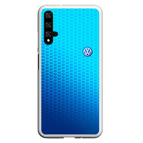 Чехол для Honor 20 с принтом VOLKSWAGEN carbon uniform 2018 в Рязани, Силикон | Область печати: задняя сторона чехла, без боковых панелей | auto | automobile | car | machine | motor | motor car | sport car | volkswagen | автомашина | бренд | легковой автомобиль | марка | спортивный автомобиль | тачка