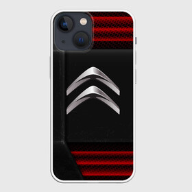 Чехол для iPhone 13 mini с принтом Citroen auto sport в Рязани,  |  | auto | automobile | car | carbon | citroen | machine | motor | motor car | sport car | автомашина | бренд | легковой автомобиль | марка | спортивный автомобиль | тачка