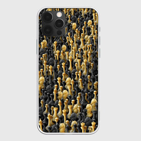 Чехол для iPhone 12 Pro Max с принтом Шахматы в Рязани, Силикон |  | Тематика изображения на принте: игра | настолка | настольная | паттерн | пешка | толпа | ферзь | фигуры