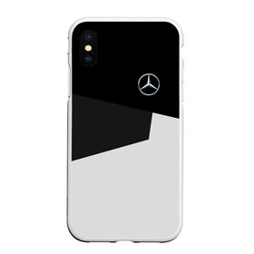 Чехол для iPhone XS Max матовый с принтом MERCEDES BENZ SPORT в Рязани, Силикон | Область печати: задняя сторона чехла, без боковых панелей | amg | auto | mercedes | авто | автомобиль | автомобильные | амг | бренд | марка | машины | мерседес