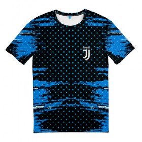 Мужская футболка 3D с принтом Juventus abstract collection в Рязани, 100% полиэфир | прямой крой, круглый вырез горловины, длина до линии бедер | football | soccer | ювентус