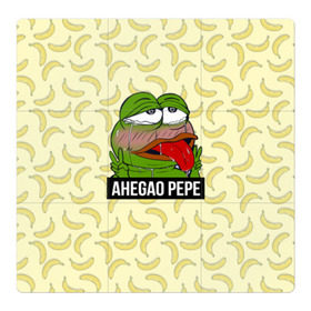 Магнитный плакат 3Х3 с принтом Ahegao Pepe в Рязани, Полимерный материал с магнитным слоем | 9 деталей размером 9*9 см | 