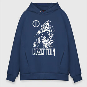 Мужское худи Oversize хлопок с принтом led zeppelin в Рязани, френч-терри — 70% хлопок, 30% полиэстер. Мягкий теплый начес внутри —100% хлопок | боковые карманы, эластичные манжеты и нижняя кромка, капюшон на магнитной кнопке | led | led zeppelin | блюз | группа | джимми пейдж | джон генри бонэм | джон пол джонс | лед зепелен | лед зеппелин | метал | роберт плант | рок | тяжелый | фолк | хард | хардрок | хеви | хевиметал