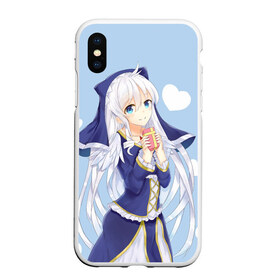 Чехол для iPhone XS Max матовый с принтом Этот замечательный мир! в Рязани, Силикон | Область печати: задняя сторона чехла, без боковых панелей | Тематика изображения на принте: aqua | darkness | kono subarashii | konosuba | megumin | этот замечательный мир