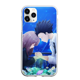 Чехол для iPhone 11 Pro матовый с принтом Форма голоса в Рязани, Силикон |  | a silent voice | anime | koe no katachi | shouko nishimiya | shouya ishida | аниме | форма голоса