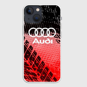 Чехол для iPhone 13 mini с принтом Audi sport auto motors в Рязани,  |  | audi | auto | automobile | car | carbon | machine | motor | motor car | sport car | автомашина | ауди | бренд | легковой автомобиль | марка | спортивный автомобиль | тачка