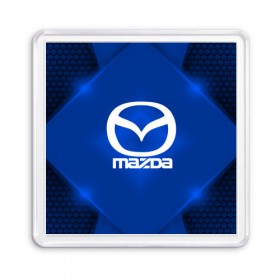 Магнит 55*55 с принтом Mazda SPORT в Рязани, Пластик | Размер: 65*65 мм; Размер печати: 55*55 мм | auto | automobile | car | carbon | machine | mazda | motor | motor car | sport car | автомашина | бренд | легковой автомобиль | мазда | марка | спортивный автомобиль | тачка