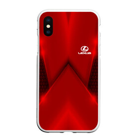 Чехол для iPhone XS Max матовый с принтом Lexus car sport RED в Рязани, Силикон | Область печати: задняя сторона чехла, без боковых панелей | auto | automobile | car | carbon | lexus | machine | motor | motor car | sport car | автомашина | бренд | легковой автомобиль | лексус | марка | спортивный автомобиль | тачка