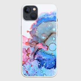 Чехол для iPhone 13 с принтом Акварельные разводы в Рязани,  |  | abstraction | color | spray | tie dye | абстракция | акварель | брызги красок | живопись | искусство | капли капли | краски | текстуры | цветные краски | яркие цвета