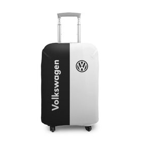 Чехол для чемодана 3D с принтом Volkswagen в Рязани, 86% полиэфир, 14% спандекс | двустороннее нанесение принта, прорези для ручек и колес | volkswagen | авто | автомобиль | вольксваген | лого | машина | фолькс ваген | фольксваген | эмблема