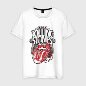 Мужская футболка хлопок с принтом The Rolling Stones в Рязани, 100% хлопок | прямой крой, круглый вырез горловины, длина до линии бедер, слегка спущенное плечо. | Тематика изображения на принте: the rolling stones | бродяги | вольные странники | группа | катящиеся камни | кит ричардс | мик джаггер | рок | рок н ролл | ролинг | роллинг | рон вуд | стоун | стоунз | стоунс | чарли уоттс