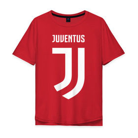 Мужская футболка хлопок Oversize с принтом Juventus FC в Рязани, 100% хлопок | свободный крой, круглый ворот, “спинка” длиннее передней части | football | juventus | soccer | италия | турин | футбольный | ювентус