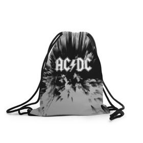 Рюкзак-мешок 3D с принтом AC/DC в Рязани, 100% полиэстер | плотность ткани — 200 г/м2, размер — 35 х 45 см; лямки — толстые шнурки, застежка на шнуровке, без карманов и подкладки | ac dc | atco | atlantic | columbia | east west | elektra | emi | epic | ангус янг | крис слэйд | музыка | стиви янг | эксл роуз