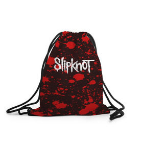 Рюкзак-мешок 3D с принтом Slipknot в Рязани, 100% полиэстер | плотность ткани — 200 г/м2, размер — 35 х 45 см; лямки — толстые шнурки, застежка на шнуровке, без карманов и подкладки | punk | rock | альтернативный хип хоп | группа | инди поп | музыка | музыкальное произведение | ноты | панк | регги | рок | синти поп