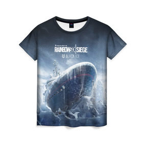 Женская футболка 3D с принтом Rainbow Six Siege в Рязани, 100% полиэфир ( синтетическое хлопкоподобное полотно) | прямой крой, круглый вырез горловины, длина до линии бедер | battlefield | call of duty | clancy | cod | counter | csgo | game | rainbow | six | strike | tom | игра | клэнси | код | ксго | том | шутер