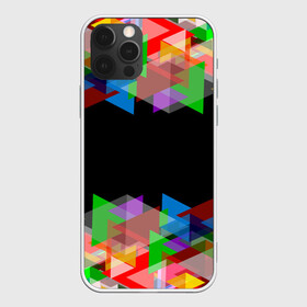 Чехол для iPhone 12 Pro Max Калейдоскоп чёрный: в Рязани, Силикон |  | калейдоскоп | мозаика | разноцветный | черный | яркий