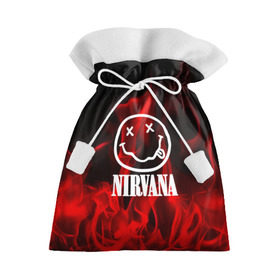 Подарочный 3D мешок с принтом NIRVANA в Рязани, 100% полиэстер | Размер: 29*39 см | nirvana | punk | rock | альтернативный хип хоп | группа | инди поп | музыка | музыкальное произведение | ноты | панк | регги | рок | синти поп