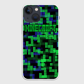 Чехол для iPhone 13 mini с принтом Minecraft в Рязани,  |  | minecraft | miner | игра | инди | компьютерная | майнкрафт | мир | открытый | шахта | яркие