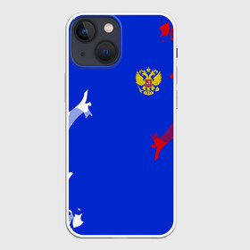 Чехол для iPhone 13 mini с принтом RUSSIA SPORT в Рязани,  |  | fc | football | fotball club | russia | sport | россия | спорт | спортивные | униформа | фирменные цвета | фк | футбол | футбольный клуб