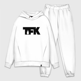 Мужской костюм хлопок OVERSIZE с принтом TFK logo black в Рязани,  |  | Тематика изображения на принте: tfk | thousand foot krutch