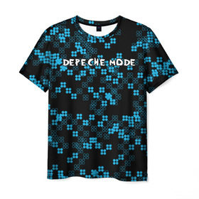 Мужская футболка 3D с принтом Depeche Mode в Рязани, 100% полиэфир | прямой крой, круглый вырез горловины, длина до линии бедер | альтернативный | блюз | британская | готик | гранж | группа | метал | модные | музыка | пост | рок | хард