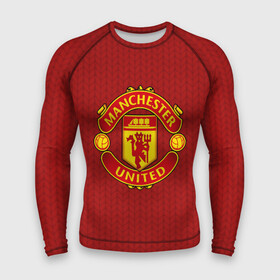 Мужской рашгард 3D с принтом Manchester United Knitted в Рязани,  |  | Тематика изображения на принте: england | football | logo | manchester united | pattern | sport | англия | арт | вязаный | лига | лого | манчестер юнайтед | переплет | свитер | спорт | текстура | узор | фк | футбол | футбольный клуб | эмблема